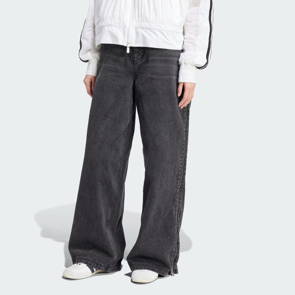 Adidas Adilenium Season 3 Zip Washed Denim Pants 28 - Picture 4 of 14